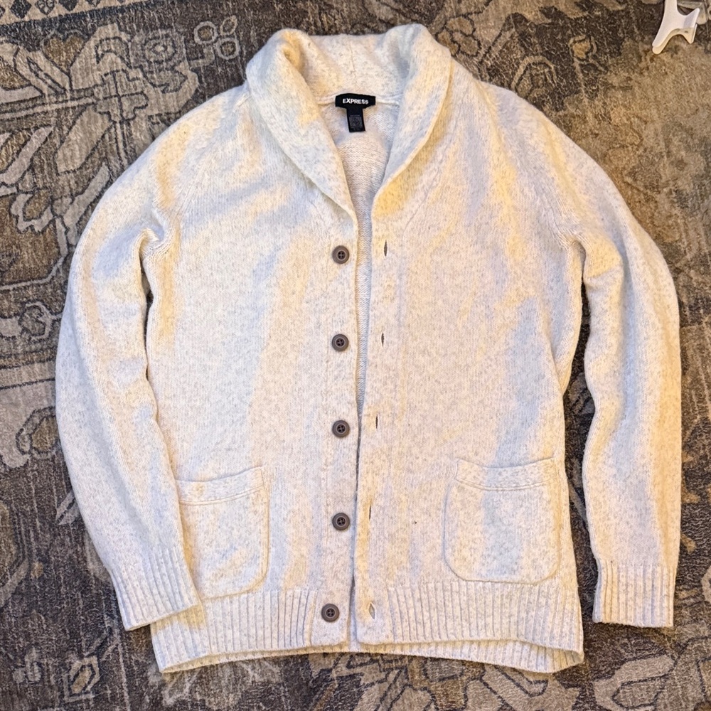 Express Men's Cardigan Sweater